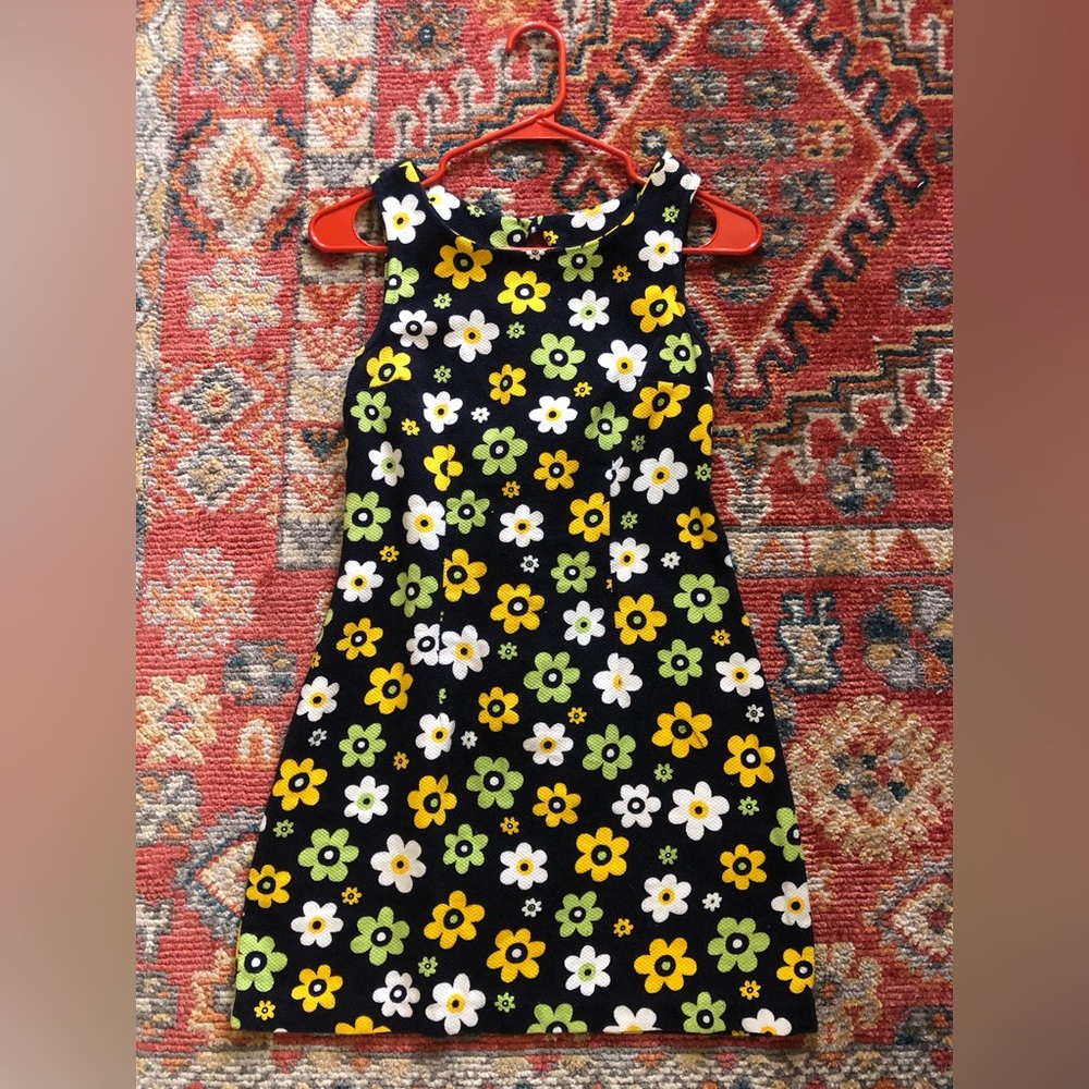 Vintage Floral Mini Dress